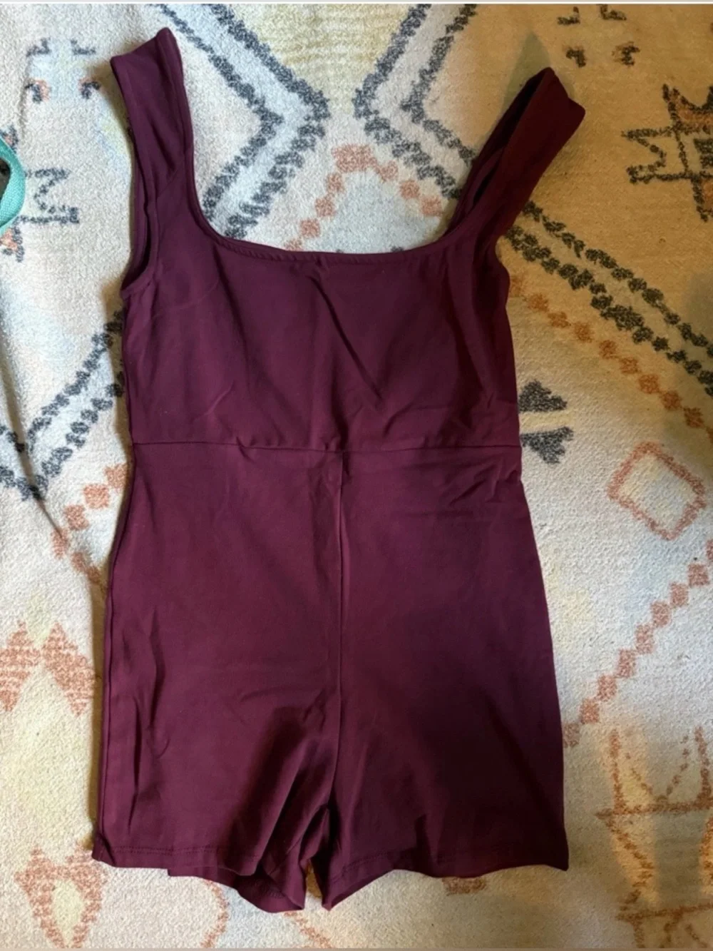 New Out From Under Bec Singlet Romper Sz M Dark Red Urban Outfitters Jumpsuit - Picture 2 of 5